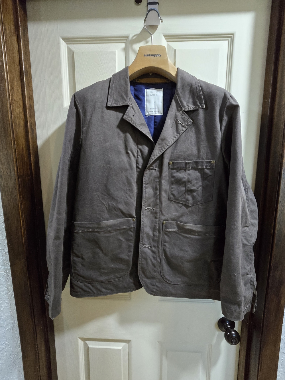 Billy Reid Waxed Hunting Jacket
